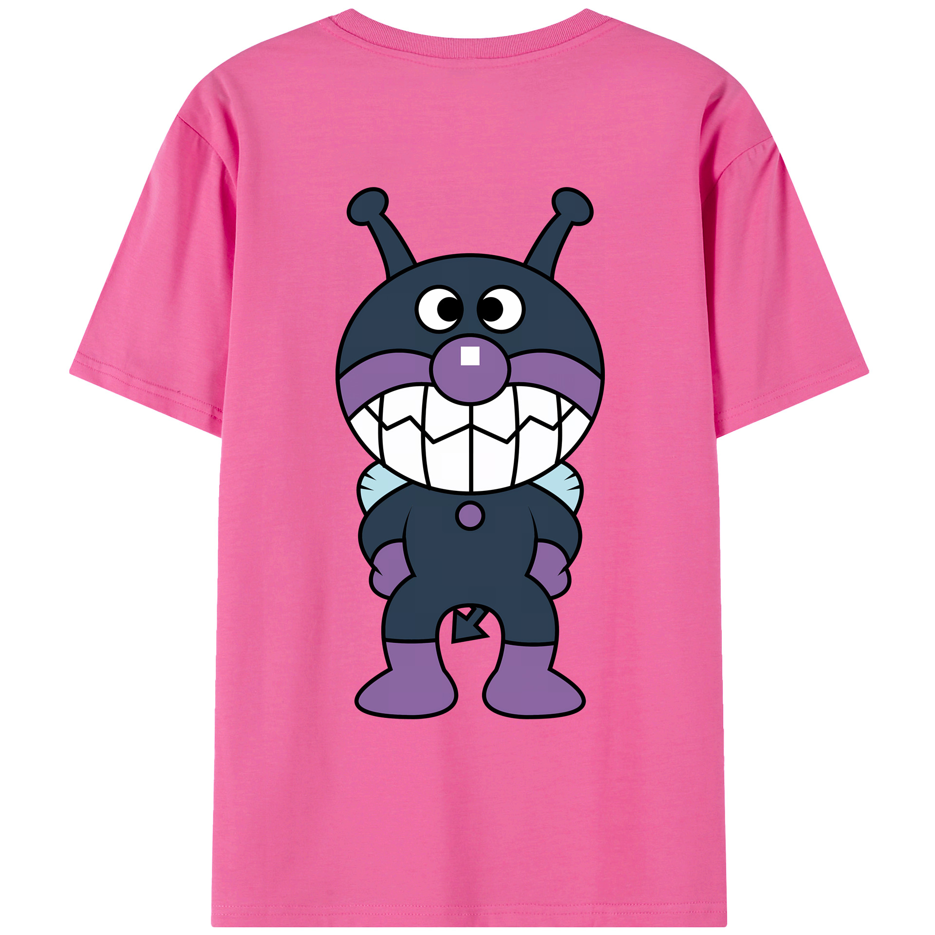 （画像用） アンパンマン Anpanman レディース半袖Tシャツ(バックプリント)